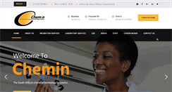 Desktop Screenshot of chemin.co.za